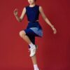 Women's Denim-Look Gradient Tennis Outfit