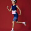 Women's Gradient Blue 2-Piece Workout Outfit