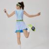 Women's Gradient Blue 2-Piece Workout Outfit